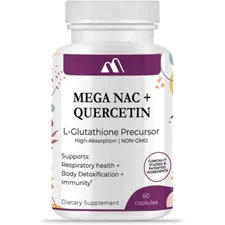 Mega NAC+ Contains Quercetin Capsule 60 Capsules