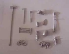 P&D Marsh N Gauge N Scale sample pack contains 6 castings all need painting