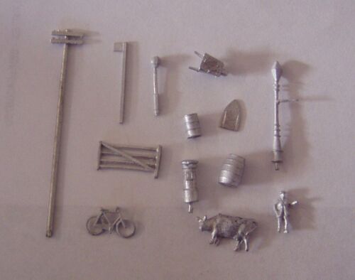 P&D Marsh N Gauge N Scale sample pack contains 6 castings all need painting - 第 1/1 張圖片