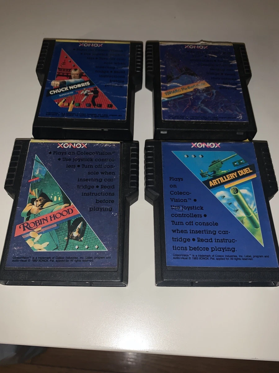 Lot De 3 Jeux Colecovision – Tutankham, Venture, Front Line – Occasion