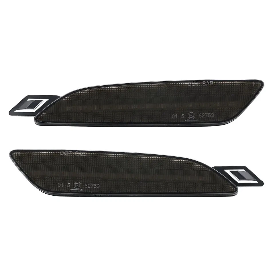 Lente de humo ámbar completo LED parachoques luz de marcado lateral para Porsche Cayenne 2015-2018 Foto 3 de 4