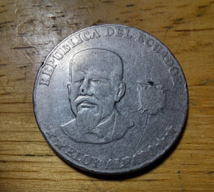 2000 Ecuador 50 Centavos Coin