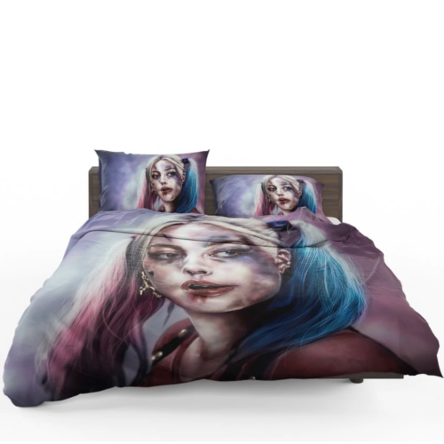 Suicide Squad Movie Harley Quinn Quilt Duvet Cover Set Single Comforter Cover - Picture 1 of 3