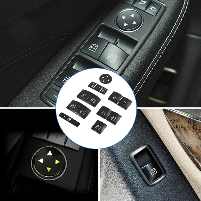 For Mercedes-Benz A200 CLA250 GLE350 Door Window Lift Panel Control Switch Trim - Image 4 of 4