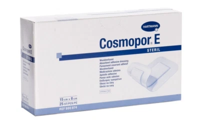 PAUL HARTMANN AG 2x Cosmopor E Steril Wundpflaster 15 x 8 cm Hartmann Wundverband 25 St.