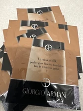 15 X Giorgio Armani Luminous Silk Perfect Glow Flawless Foundation #9 Sample