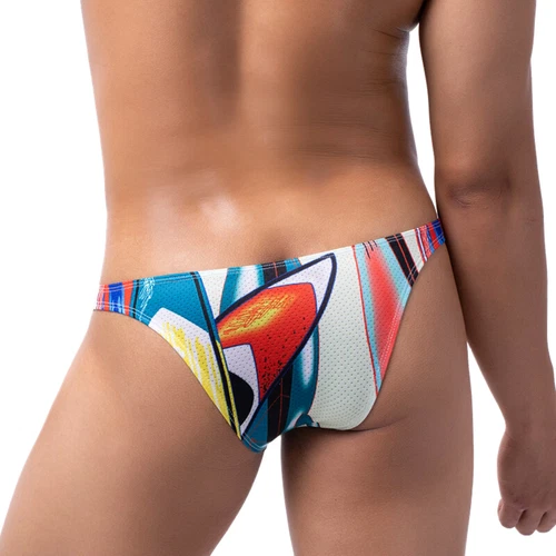 Sexy Hombres Calzoncillos Elásticos Hipster Ropa Interior de tiro bajo Ropa de playa Bikini Bolsa Calzoncillos - Imagen 17 de 48