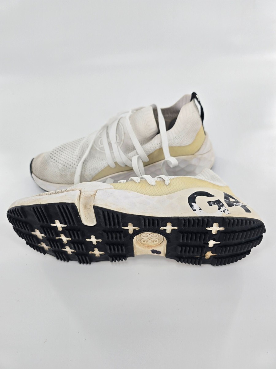 G/FORE MG4.1 Golf Shoes Men's Size 11 White Knit Low Spikeless