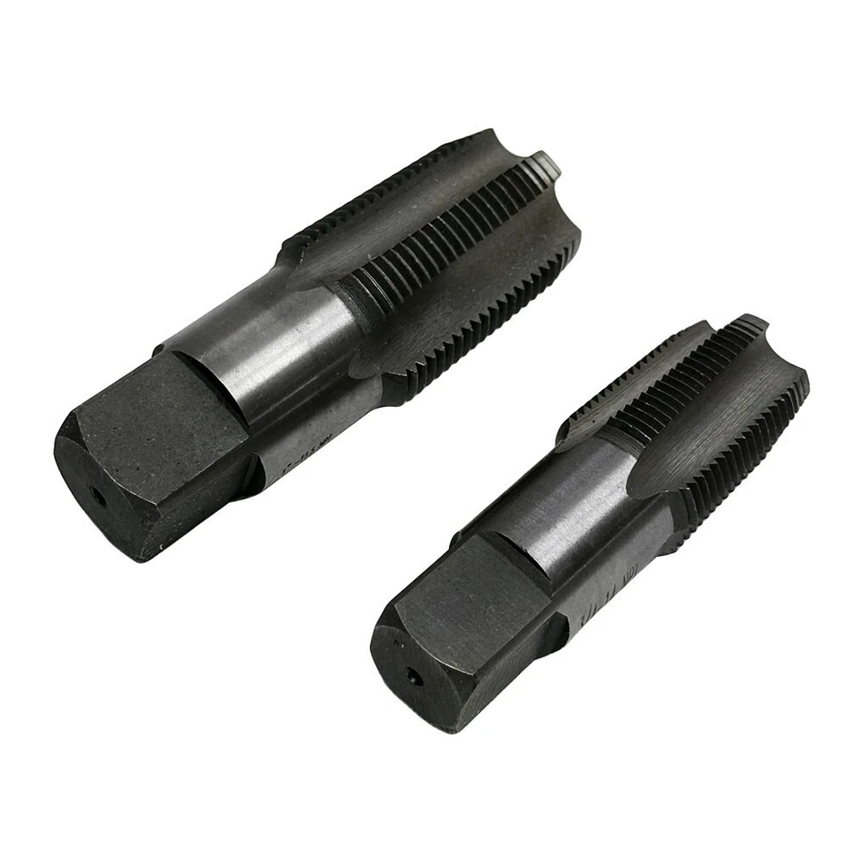 6 Pc Carbon Steel NPT Pipe Tap Set 1/8",1/4",3/8",1/2",3/4",1" Size Threader Set - Image 4 of 4