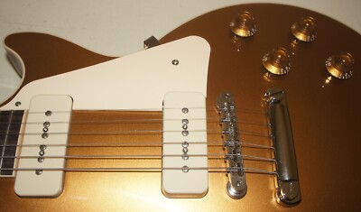 美品 虎杢 Gibson LesPaul Standard Exclusive Gibson Les Paul Standard 6-String 50's P90 Guitar Top - Gold for
