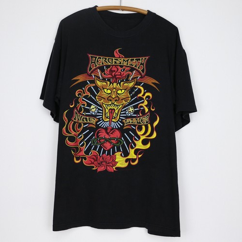 1997 Aerosmith Nine Lives Tour Shirt 