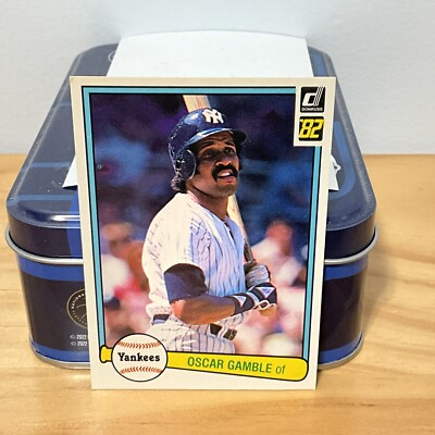1982 Donruss Oscar Gamble 360 New York Yankees Baseball Card 2K