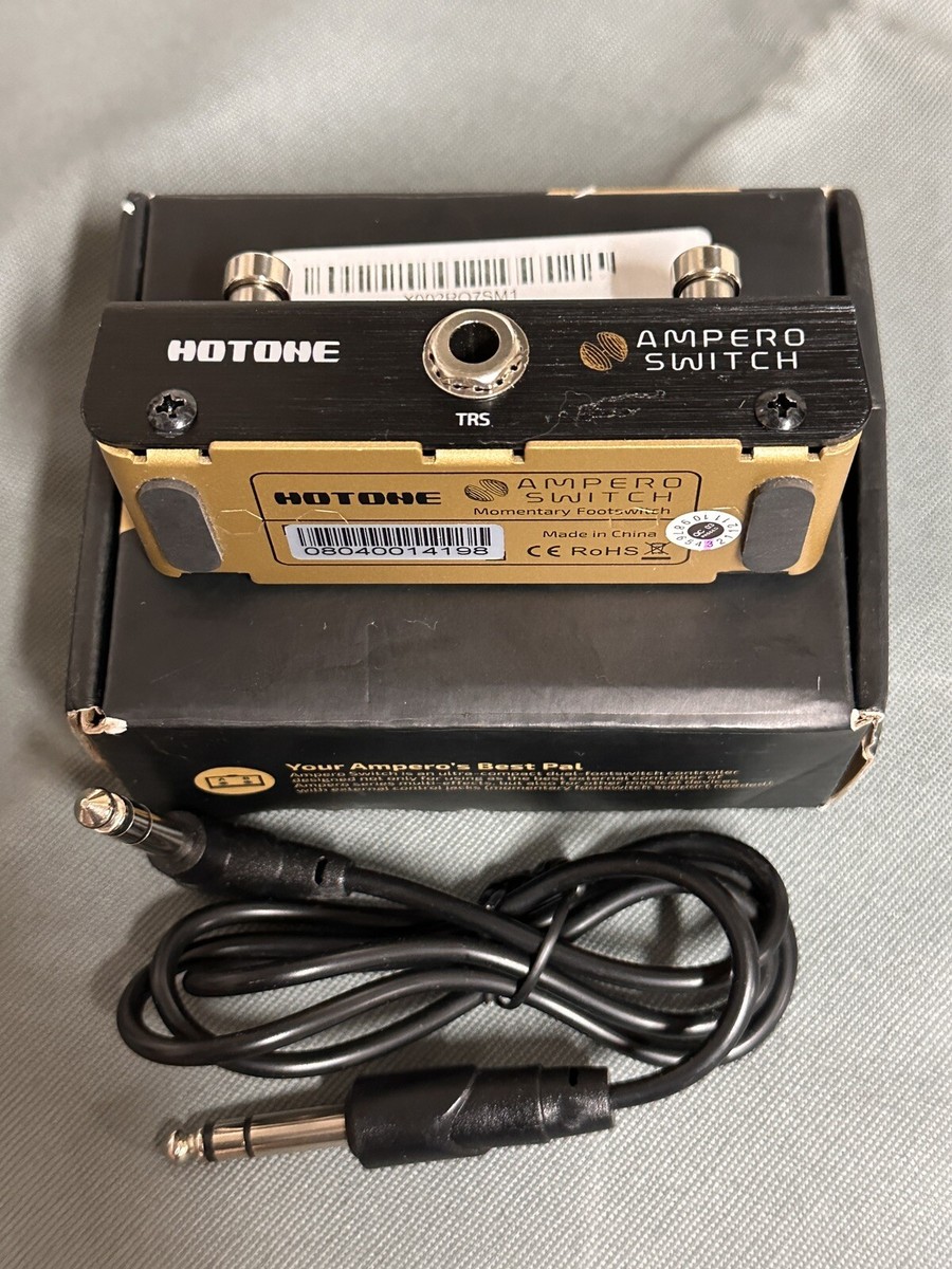 Hotone Ampero Switch 2-Way Momentary Dual Footswitch Foot Hotone Ampero Switch 2-Way Momentary Dual Footswitch Foot