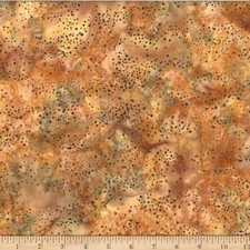 Hoffman Batiks Fabric - Bali Batik - Palomino Scattered Dots W2589-267