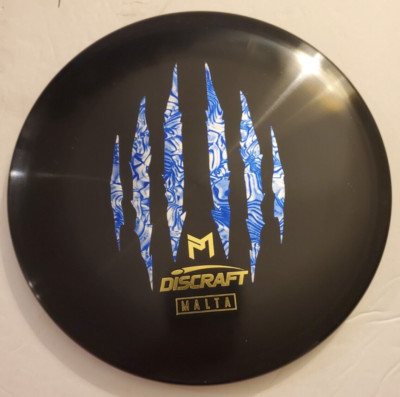 NEW DISC GOLF McBETH 6 CLAW DISCRAFT ESP MALTA BLACK & GOLD WORLD CHAMP MIDRANGE