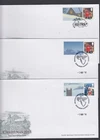 GB 2018 Christmas Generic Sheet stamp + tab scenes FDC range of special pmks