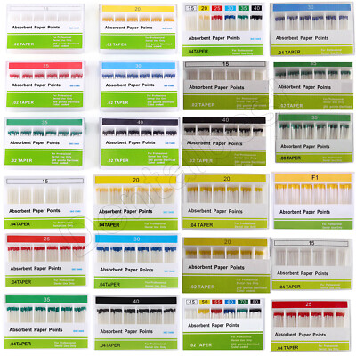 AZDENT Dental Endodontics Gutta Percha Points/Absorbent Paper Points for EODO
