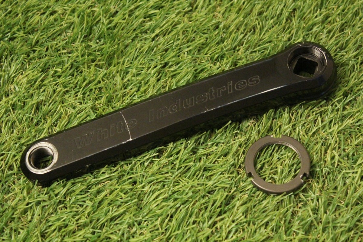 White Industries Right Crank Arm - 165mm, Black, Direct