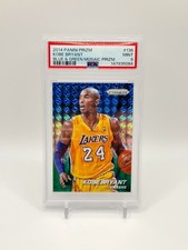 Kobe Bryant 2014 Panini Prizm #136 Blue Green Mosaic PSA 9 Lakers