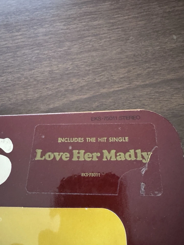 The Doors L.A. Woman 1st Press Die-Cut Cover W Banned Inner Sleeve  Hype Stkr! - Image 3 of 4