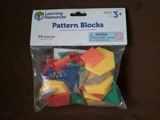 Learning Resources Pattern Blocks, Set Of 50 ...