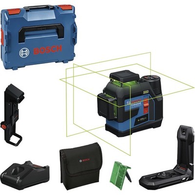 Bosch Linienlaser GLL 12V-100-33 CG - 360 Grad Multifunktions-Laser, Grün, IP65