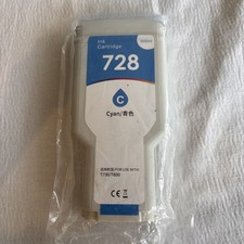 300ML For HP 728 Cyan Compatible Ink Cartridge for Designjet T730 830 Printer