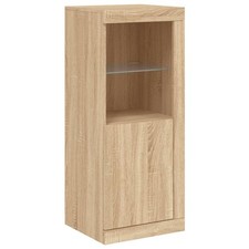 Sideboard with LED Lights Cupboard Highboard Storage Buffet Cabinet vidaXL