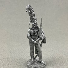 Napoleonic tin miniature 54 mm, Officer 2nd Life Hussars, Highly detailed figure