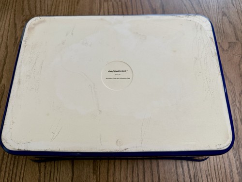 Rachael Ray 9” X 13” Lasagna Lover Stoneware Baking Dish Cobalt Blue - Bild 7 von 7