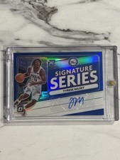 2020 Panini Optic Signature Series Blue Tyrese Maxey 76ers Rookie Auto #/25 SSP