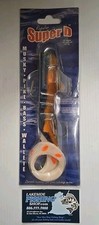 TACKLE INDUSTRIES 14" REGULAR SUPER D MUSKIE FISHING LURE BLUE/ORANGE/WHITE