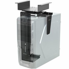 VIVO Under-Desk and Wall PC Mount, Computer Case Holder with Spacer Bracket