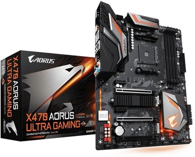 Gigabyte X470 Aorus Ultra Gaming Mainboard AMD Ryzen X470 Sockel AM4 ATX USB-C