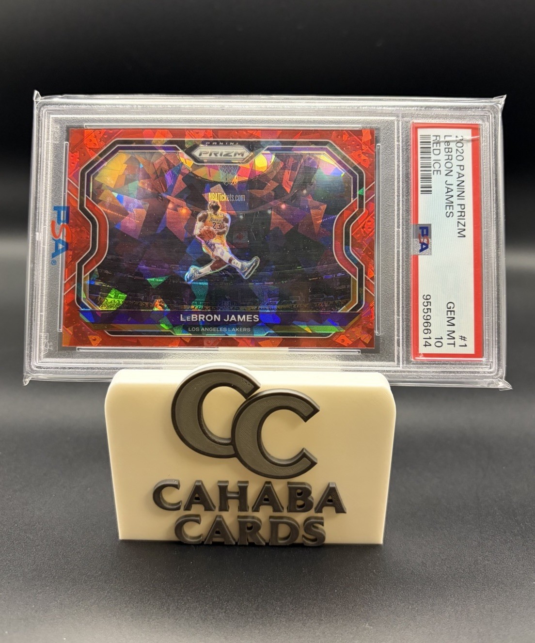 LeBron James 2020 Prizm #1 Red Ice Price Guide - Sports Card Investor