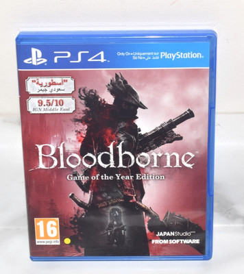 Bloodborne Game Of The Year Edition PS4 w/Case - TESTED & WORKING!