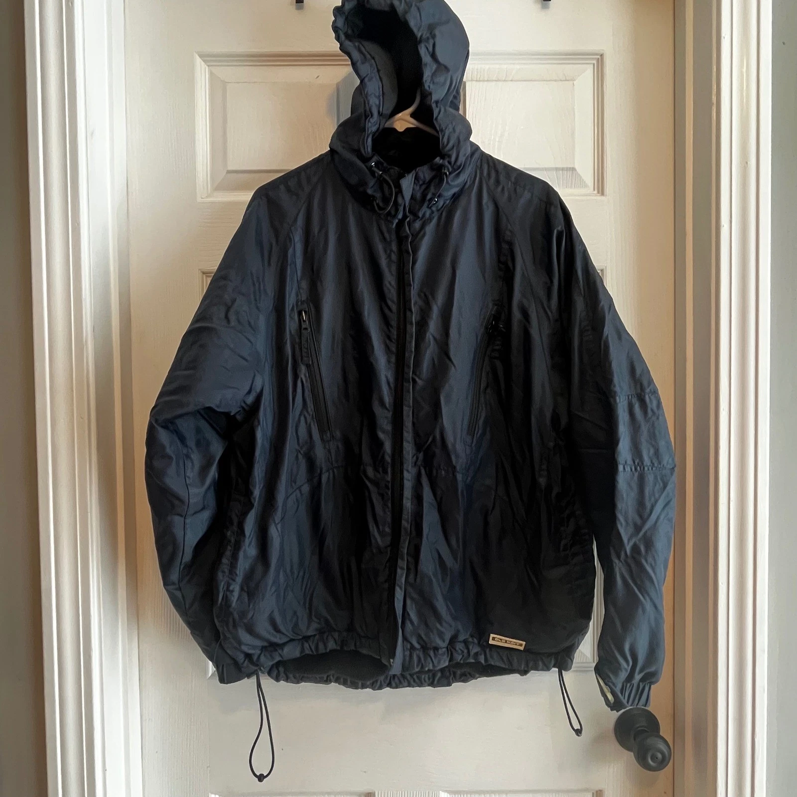 Old Navy Men's Blue Hooded Windbreaker Jacket Lightweight Casual Outerwear S