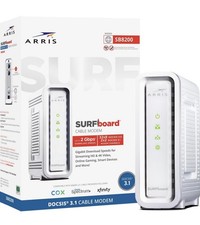 ARRIS - SURFboard SB8200 32 x 8 DOCSIS 3.1 Gig-Speed Cable Modem - White
