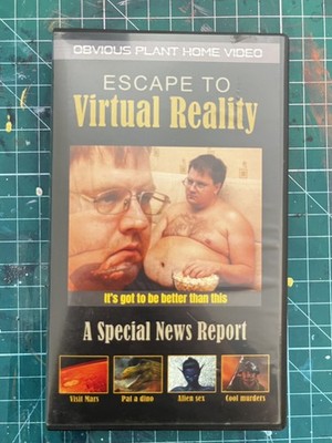 RARE Obvious Plant Escape to Virtual Reality VHS VR Only 25 Made OOP