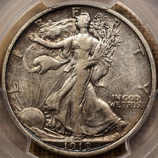 1919 D Key date Walking Liberty half PCGS XF40 pleasing ! DavidKahnRareCoins