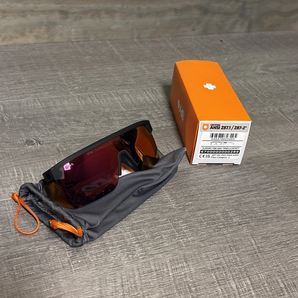 Spy+ Orange Sunglasses for Men for sale | eBay