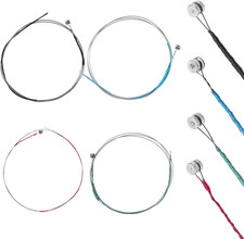 4-Piece Universal Carbon Steel Violin String Set with Copper-Plated Ends