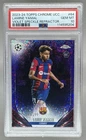 Lamine Yamal 2023 Topps Chrome UEFA #64 Violet Speckle Refractor RC /299 PSA 10
