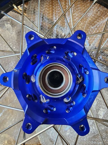 KKE 21/18 Rims Wheels For Suzuki DRZ400 2000-04 DRZ400E DRZ400S Dirtbike Spoke - Picture 6 of 8