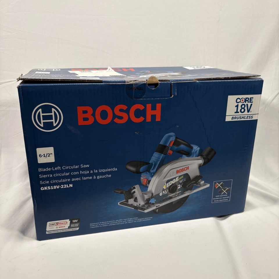 Bosch Circular Saw Bare Tool 6-1/2" 18V Brushless GKS18V-22LN NIB - Image 2 of 3
