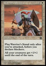 Warrior's Stand - Light Play MTG Portal Second Age