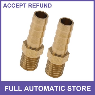 Hose Barb Fittings 8mm(5/16'') M10x1.25 Male Thread Straight Barb Connector