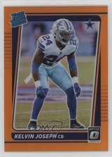 2021 Panini Donruss Optic Rated Rookie Orange Prizm /199 Kelvin Joseph #250 0e9i