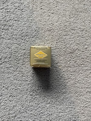 L'OCCITANE Immortelle Divine Eye Balm 15ml/0.5 oz NEW Factory Foil-Sealed Jar