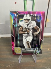 2025 Bowman University Chrome - Jaden Nixon #113 Pink Lava Refractor (RC)